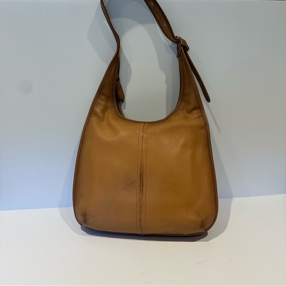 Coach Women's Ergo Distressed Shoulder Leather Bag in Camel Brown - Picture 3 of 10